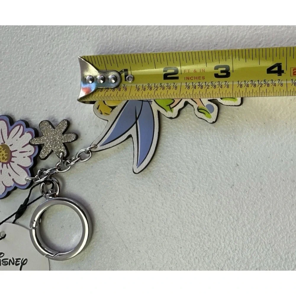 Vera Bradley Disney Tinkerbell Keychain Bag Charm NEW Tinker Bell Key Ring